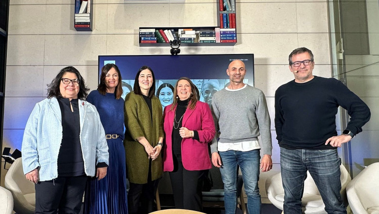 de izq a dcha   mara de la o martnez luca carrau mara pedrosa macarena plaza oscar villanueva david hurtado