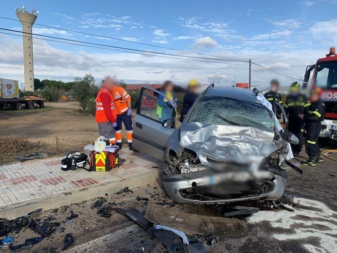 ep accidente de trafico en don benito