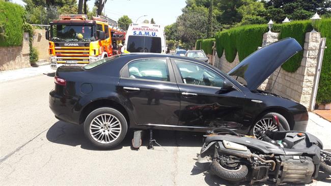 Accidente entre coche y moto en Torrent | CPBV ep accidentecochemototorrent