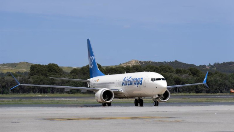 ep archivo   air europa amplia su oferta de entretenimiento en toda la flota de aviones boeing 737