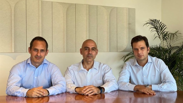 ep archivo   los socios de teset capital javier zabala angel escudero y jose arango