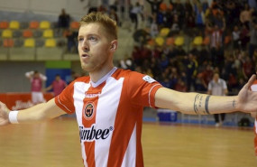 ep bateria celebra un gol con el jimbee cartagena