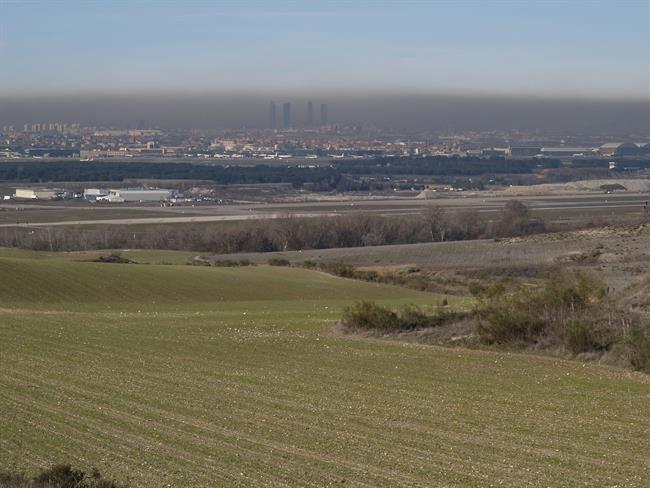 Boina de contaminación sobre la ciudad de Madrid | EUROPA PRESS/ECOLOGISTAS EN ACCIÓN ep boinacontaminacionla ciudadmadrid