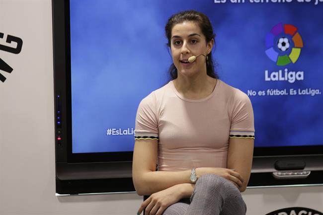 Carolina Marín en la Presentación Spot LaLiga4Sports vs Bullying | EUROPA PRESS - Archivo ep carolina marinla presentacion spot laliga4sports vs bullying