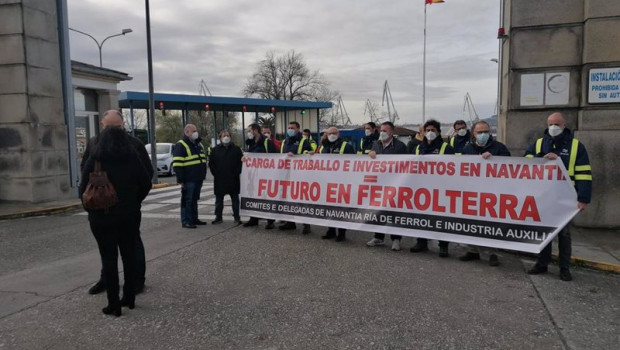ep el comite de empresa de navantia ferrol asegura que el astillero se queda obsoleto