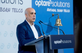 ep el consejero delegado de optare solutions luis alvarez sestelo durante el toque de campana