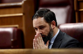 ep el lider de vox santiago abascal durante el pleno del congreso