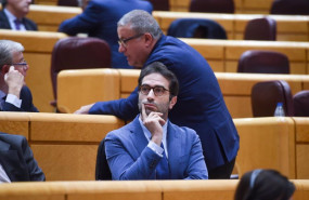 ep el ministro de economia comercio y empresa carlos cuerpo durante una sesion de control al