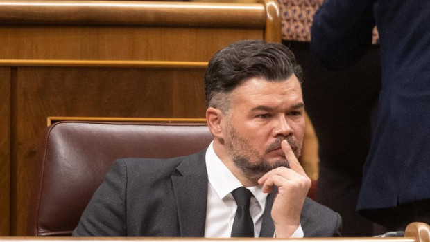 ep el portavoz de erc en el congreso gabriel rufian durante una sesion plenaria extraordinaria en el