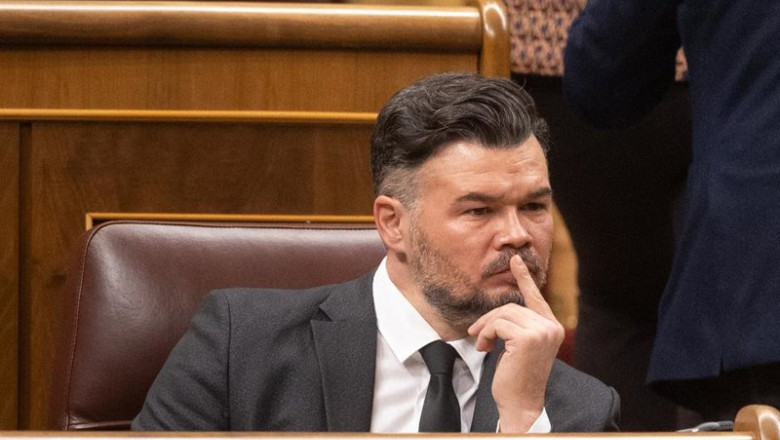 ep el portavoz de erc en el congreso gabriel rufian durante una sesion plenaria extraordinaria en el