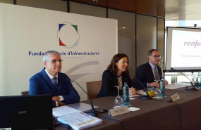 ep el presidente de renfe isaias taboas la presidenta del puerto de barcelona merc conesa y el