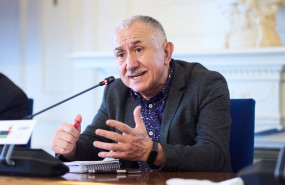 ep el secretario general de ugt pepe alvarez en uno de los cursos de verano de 2024 de la uimp