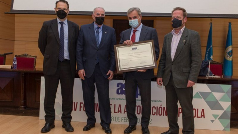 ep entrega del galardon personaje ilustre de la automocion espanola