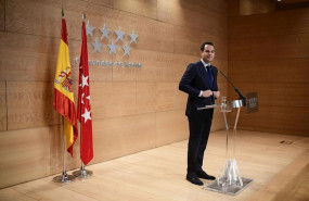 ep imagen de recurso del vicepresidente de la comunidad de madrid ignacio aguado tras la rueda de