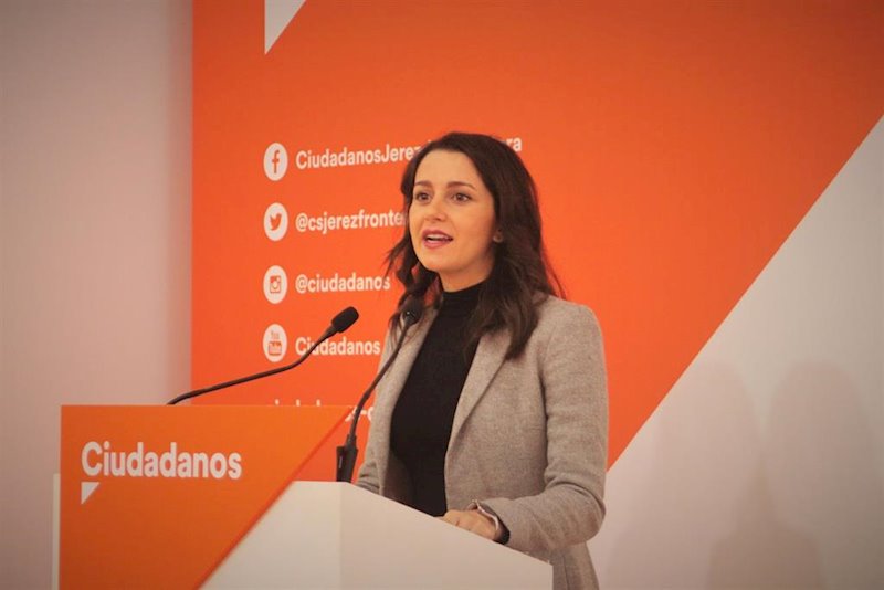 ep ines arrimadas en rueda de prensa en jerez