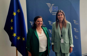ep la eurodiputada del bng ana miranda con la defensora del pueblo europeo teresa anjinho