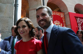 ep la nueva presidenta de la comunidad de madrid isabe diaz ayuso y el presidente del partido