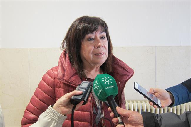 ep la presidentapsoe cristina narbona atiendelos periodistas