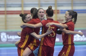 ep la seleccion espanola femeninafutbol sala celebragolpreeuropeo