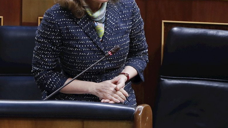 ep la vicepresidenta economica nadia calvino durante su intervencion este miercoles en la sesion de