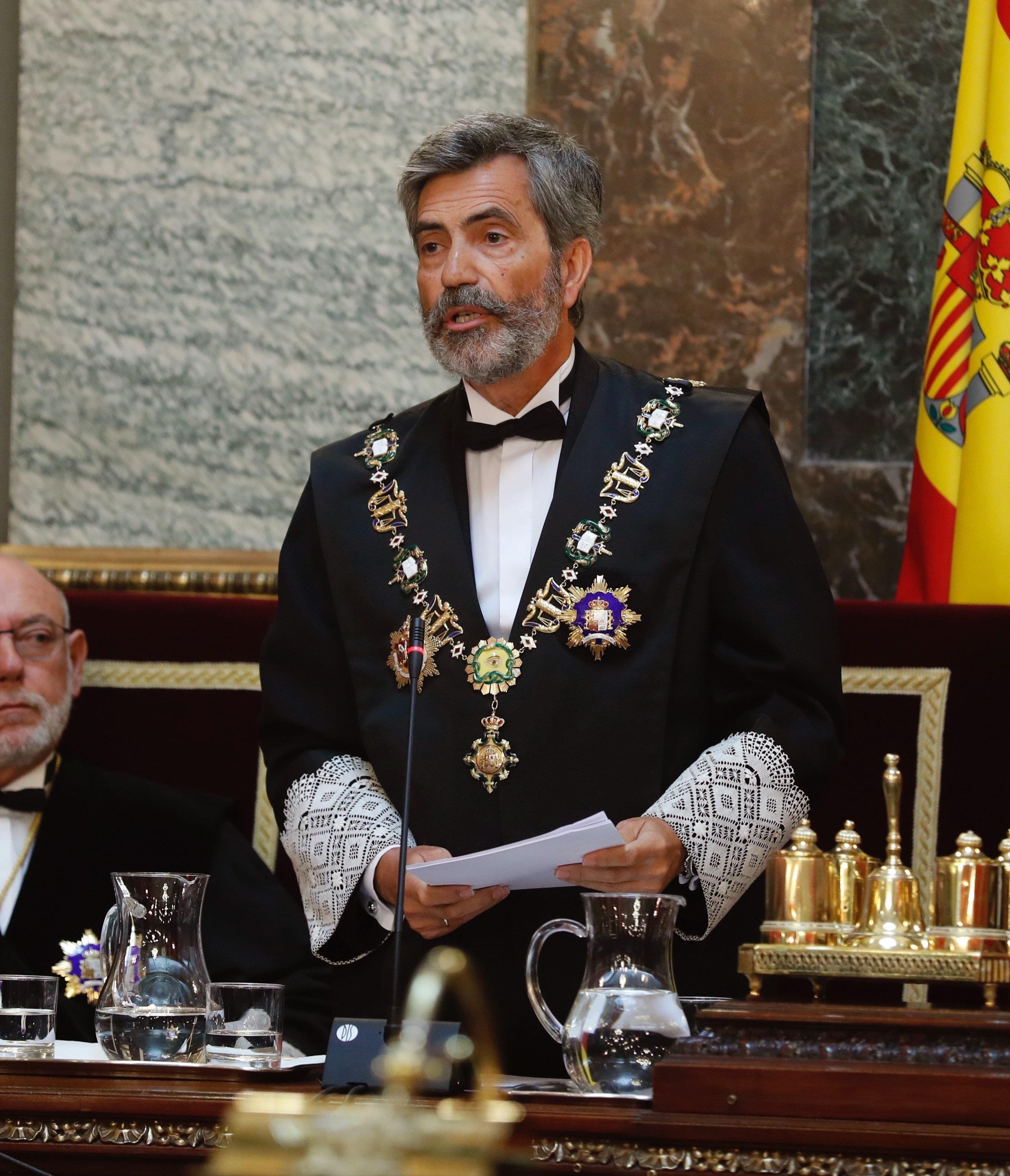 ep lesmes duranteintervencionla solemne sesionaperturaano judicial