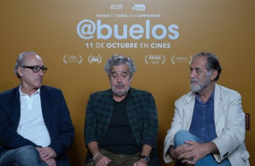 ep los actores roberto alvarez carlos iglesias y ramon barea durante una entrevista con europa press