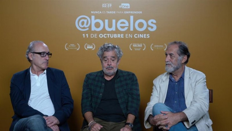 ep los actores roberto alvarez carlos iglesias y ramon barea durante una entrevista con europa press ep los actores roberto alvarez carlos iglesias y ramon barea durante una entrevista con europa press