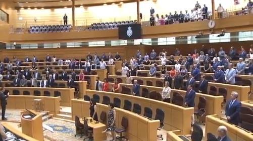 Minuto de silencio por Miguel Angel Blanco en el Senado | SENADO ep minutosilenciomiguel angel blancosenado