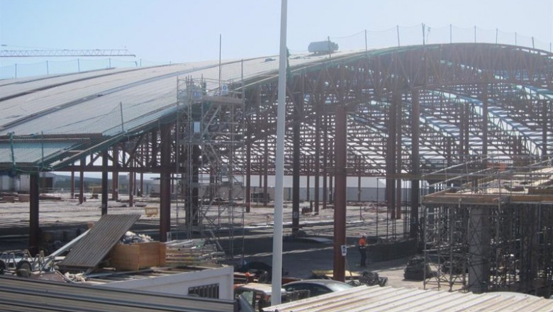 Nuevo edificio que unirá las terminales del aeropuerto Tenerife Sur | EUROPA PRESS ep nuevo edificio que unira las terminales del aeropuerto tenerife sur