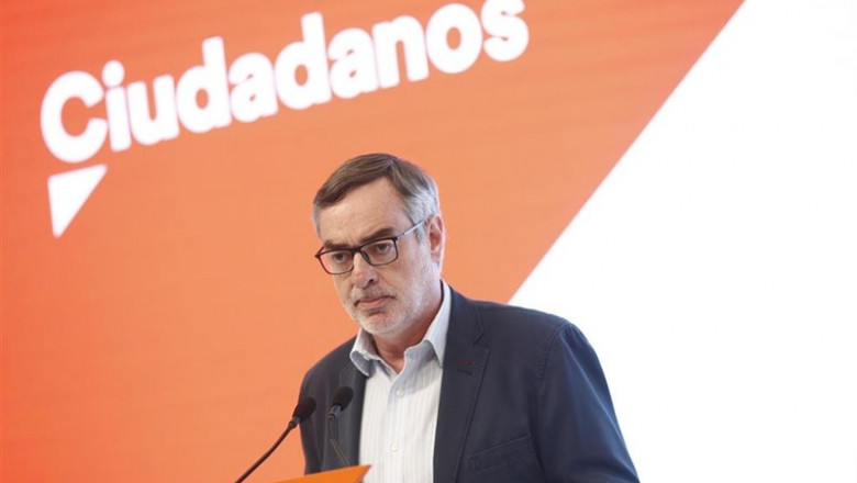 ep secretario generalciudadanos jose manuel villegas ofrece declaracioneslos medioscomunicacionla reunioncomite permanenteciudadanosla sedepartido