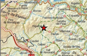 ep terremoto de magnitud 3 con epicentro al oeste de higueras castellon