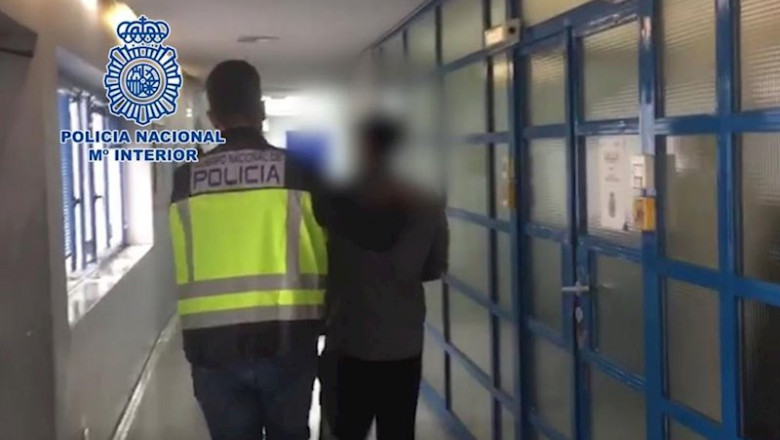ep un profugo reclamado por alemania por trafico de drogas detenido en una calle de marbella malaga