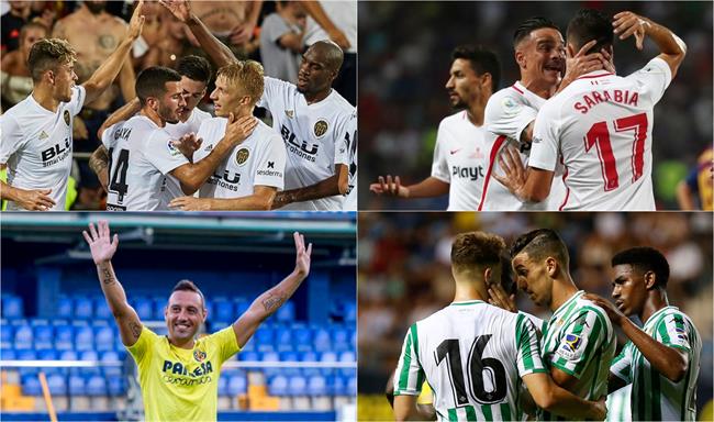 Valencia Sevilla Villarreal Betis | VALENCIA CF/SEVILLA FC/VILLARREAL CF/REAL BETIS BA ep valencia sevilla villarreal betis