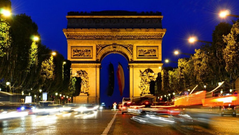 ep archivo   arco del triunfo en los campos eliseos de paris francia