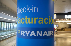 ep archivo   carteleria indicadora de ryanair en el aeropuerto adolfo suarez madrid barajas a 23 de