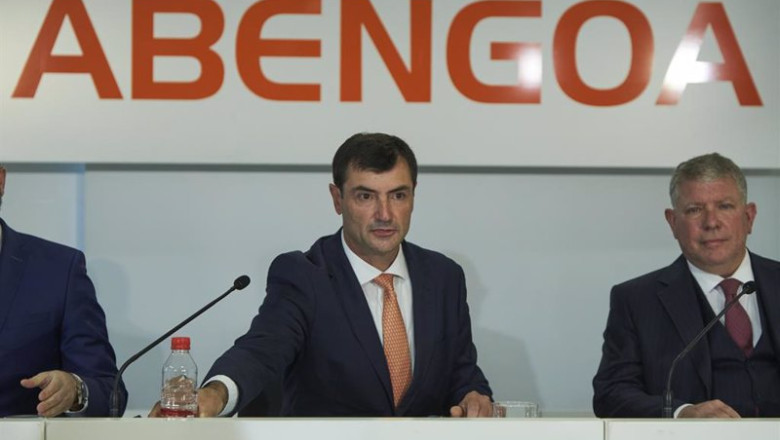 Archivo - El presidente de Abengoa, Clemente Fernández, durante la Junta de Accionistas Ordinaria de Abengoa del pasado mes de noviembre. | Joaquin Corchero - Europa Press - Archivo ep archivo el presidente de abengoa clemente fernandez durante la junta de accionistas ordinaria