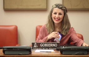 ep archivo   la ministra de trabajo y economia social yolanda diaz sonrie a su llegada a la