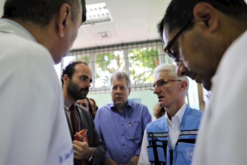 ep el jefe de asuntos humanitarios de la onu mark lowcock en su visita a venezuela