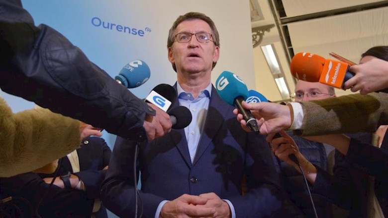 El líder del PPdeG y candidato a la reelección a la Xunta de Galicia, Alberto Núñez Feijóo, en Ourense | EUROPA PRESS ep el lider del ppdeg y candidato a la reeleccion a la xunta de galicia alberto nunez feijoo en