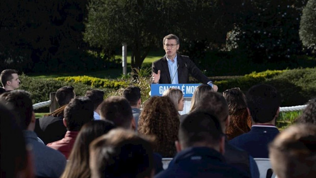 ep el lider del ppdeg y candidato a la reeleccion al frente de la xunta alberto nunez feijoo en el