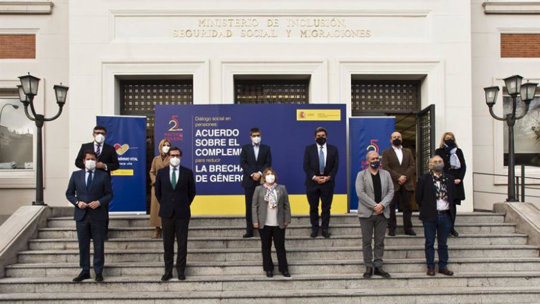 El Ministerio de Inclsuión y los agentes sociales ratifican el complemento para reducir la brecha de género | TONY MAGAN / MINISTERIO DE INCLUSIÓN - Archivo ep el ministerio de inclsuion y los agentes sociales ratifican el complemento para reducir la brecha