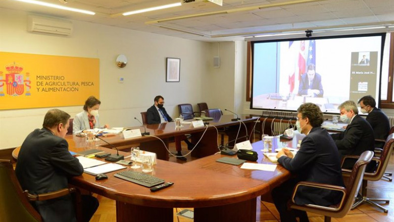 El ministro de Agricultura, Pesca y Alimentación, Luis Planas, se reúne con el titular de Agricultura de Francia en encuentro bilateral España-Francia | MAPA ep el ministro de agricultura pesca y alimentacion luis planas se reune con el titular de 20210315181605