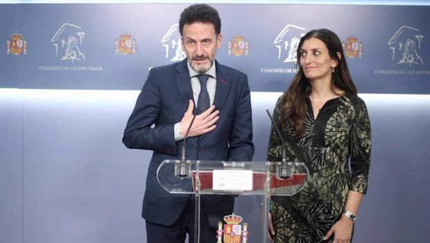 ep el portavoz adjunto del grupo parlamentario de ciudadanos edmundo bal y la portavoz de igualdad
