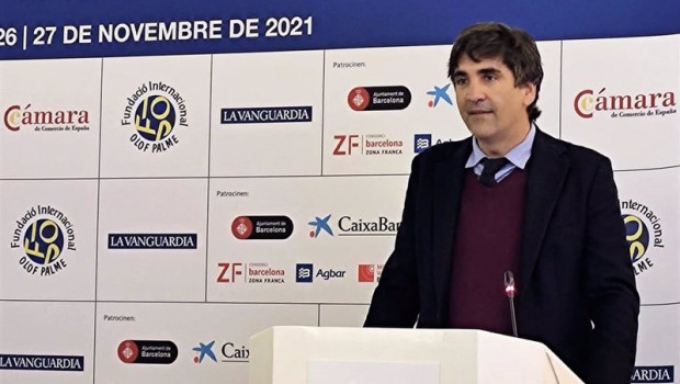 ep el secretario de estado de economia gonzalo garcia andres en la trobada deconomia a sagaro girona