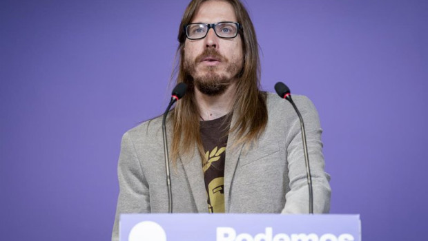 ep el secretario de organizacion y portavoz de podemos pablo fernandez durante una rueda de prensa