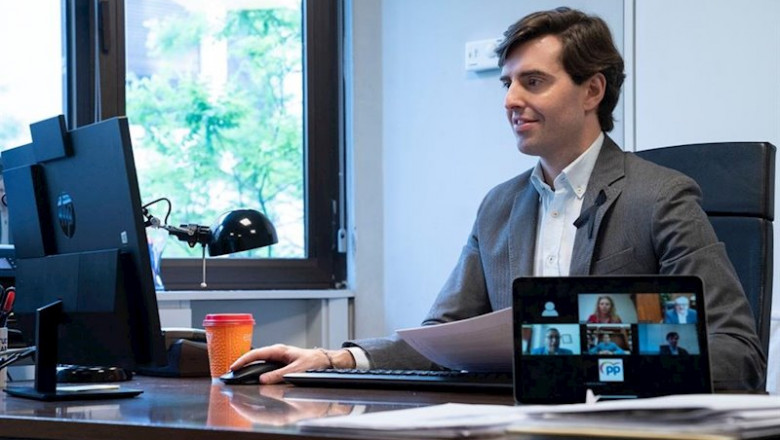 El vicesecretario de Comunicación del Partido Popular y diputado nacional por Málaga, Pablo Montesinos. | PP ep el vicesecretario de comunicacion del partido popular y diputado nacional por malaga pablo