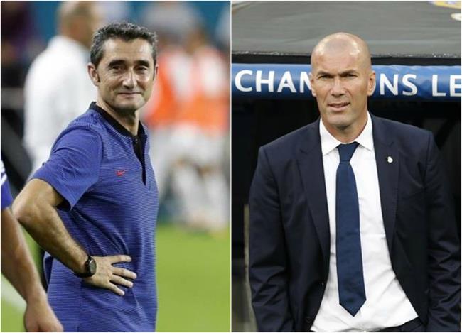 Ernesto Valverde Zinedine Zidane Barcelona Real Madrid | EUROPA PRESS ep ernesto valverde zinedine zidane barcelona real madrid