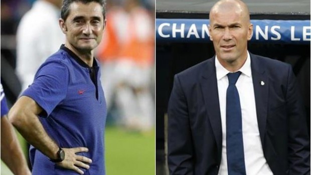 ep ernesto valverde zinedine zidane barcelona real madrid