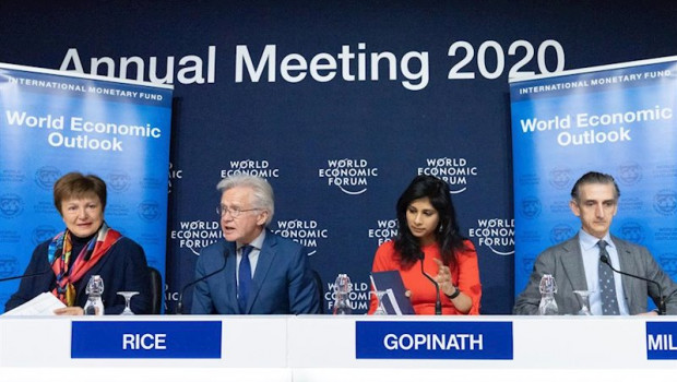 ep handout - 20 january 2020 switzerland davos l-r kristalina georgieva managing director of the