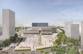 ep imagen virtual de la futura estacion de sants de barcelona